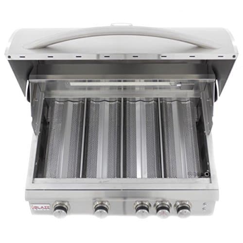 Blaze LTE 32-Inch 4-Burner Built-In Natural Or Propane Gas Grill With Rear Infrared Burner & Grill Lights - BLZ-4LTE-NG Or BLZ-4LTE-LP - (32" Propane)