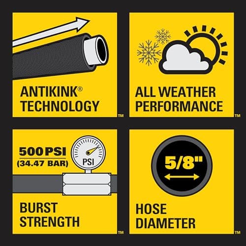 Stanley BDS6651 Fatmax Professional Grade Water Hose, 75' x 5/8"