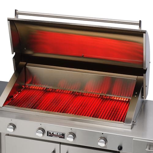 Tec Sterling Patio Fr 26-inch Freestanding Infrared Propane Gas Grill On Stainless Pedestal - Stpfr1lpped
