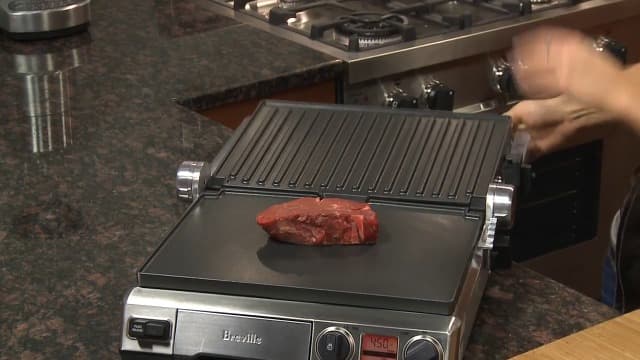 Breville BGR820XL Smart Grill, Brushed Stainless Steel