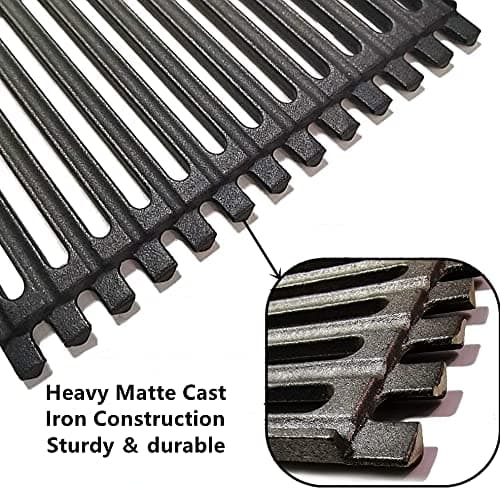 17 in Cooking Grates Replacement for Charbroil Tru Infrared 463242715, 463242716 Grill, G533-0009-W1,Cast Iron Grid Replacement Parts for Nexgrill 720-0882A,BHG 720-0882,Lowes 606682 Gas Grill
