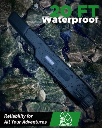 Metal Detector Pinpointer Chargeable - Waterproof Hand-held Metal Detectors Wand with One-Key Interference Elimination, Superhet-Tec Pin Pointer Metal Detector Accessories for Adults&Kids