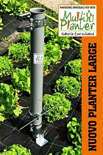 Multiplanter Lightweight Bulb Planter Plants Seeds, Bulbs and Small Plants Quickly and Easily with no Back Pain (Large)