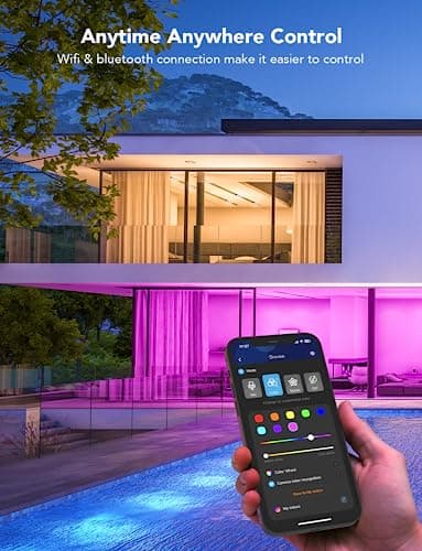 Govee Smart Light Bulbs, 1200 Lumens Dimmable BR30 Bulbs, RGBWW Color Changing Light Bulb, Flood Light Bulbs Work with Alexa, Google Assistant, WiFi & Bluetooth LED Bulbs, Music Sync, 2 Pack