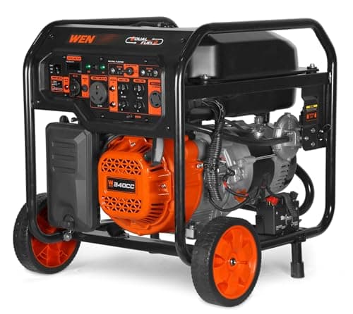 WEN DF8000X 8000-Watt Dual Fuel Electric Start Generator with CO Watchdog