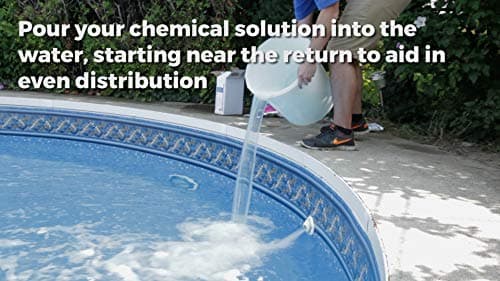 Rx Clear Pool Closing Kit for Above Ground & Inground Pools | Includes: pH Powder, Shock, Winter Stain Out, & Winterizing Dispensers | Up to 45,000 Gallons