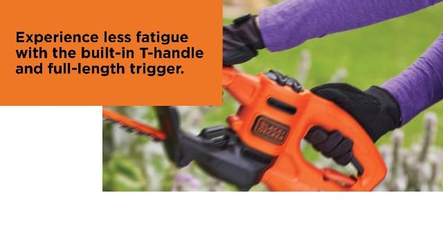 BLACK+DECKER Electric Hedge Trimmer, 16-Inch (BEHT100)