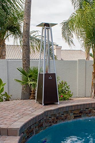AZ Patio Pyramid Glass Tube Propane Gas Patio Heater, CSA certified