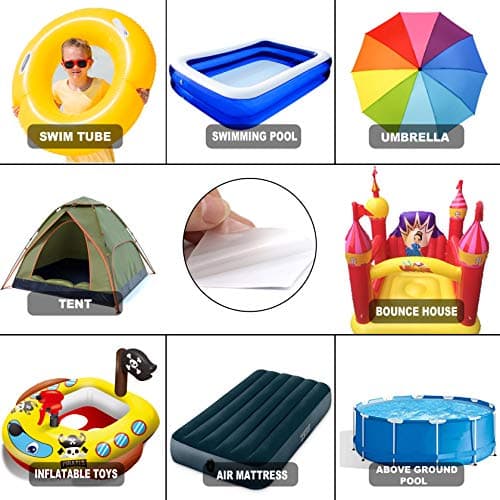 3 in x 7 ft Roll TPU Pool Patch Repair Kit for Air Mattress, Swimming Pool, Bounce House, Tent, Canvas, Canopy, Pool Floats, Tubes Air Bed and Inflatable Toys