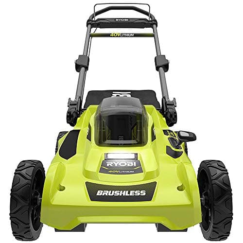 RYOBI Cordless Push Lawn Mower 20 in. 40-Volt with Whisper-Quiet Design