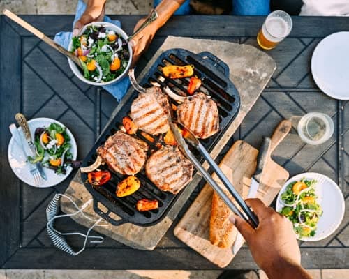 Lodge Sportsman's Pro Charcoal Grill Black