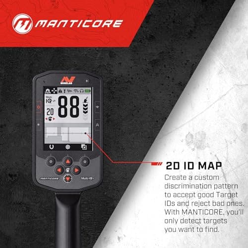 MINELAB MANTICORE Metal Detector Professional Bundle for Adults with PRO-FIND 40 Waterproof Pinpointer & Universal Metal Detector Carry Bag