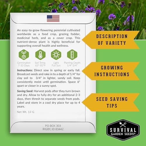 Ultimate Medicinal Herbs 36 Variety Pack - 28,000+ Herb Seeds for Planting Essential Healing Plants - Mixed Assortment with Culinary, Medicinal, Tea Herbs - Non-GMO Heirloom - Survival Garden Seeds