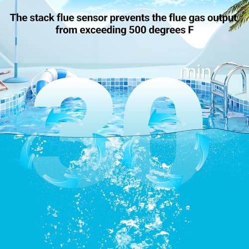 Funmit 42002-0024S Stack Flue Sensor Replacement for Pentair Sta-Rite MasterTemp Max-E-Therm Pool and Spa Heater Electrical System SR200 SR333 SR400