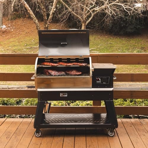 recteq Pellet Smoker Grill Deck Boss 800, Electric Pellet Smoker, Outdoor Grills & Smokers, Wi-Fi-Enabled BBQ Grill, 800 Sq Inches Cook Space