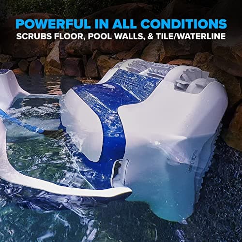 Dolphin Sigma Robotic Pool Cleaner (2025 Model) — Wi-Fi, App, Gyroscope, Weekly Timer, Waterline Cleaning & Massive Top-Loading Ultra-Fine and Standard Filters for In-Ground Swimming Pools up to 50ft