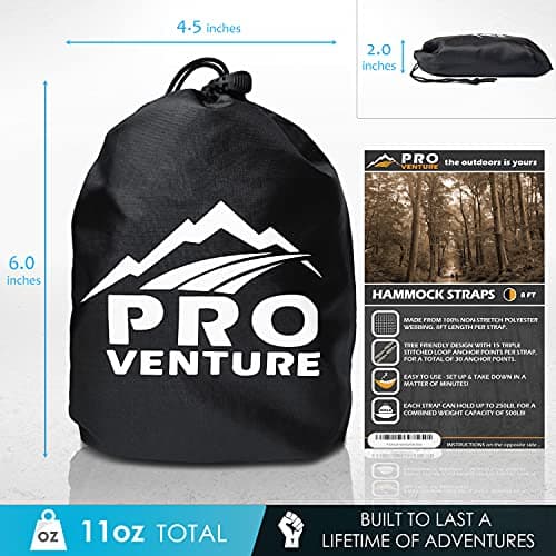 Hammock Straps and 2 Carabiners, 30+2 Loops, 1200lbs Breaking Strength (500lbs Rated) | 100% Non-Stretch, Lightweight, Portable Camping - Quick, Easy Setup | Heavy Duty + Tree Friendly