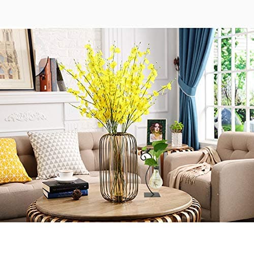 Marbrasse Desktop Glass Planter Hydroponics Vase,Planter Bulb Vase with Holder for Home Decoration,Modern Creative Bird Plant Terrarium Stand, for Plant Terrarium