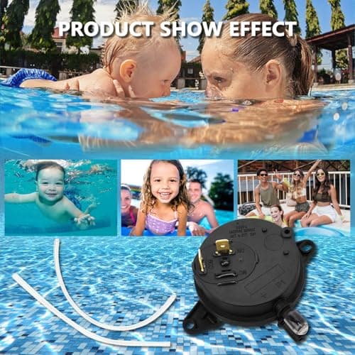 RAMATA 42001-0061s Air Flow Switch Pressure Switch Electrical System AFS Replacement for Pentair Mastertemp and Sta Rite Max E Therm Pool Spa Heater, Also Replaced Old OE # 42001-0059s