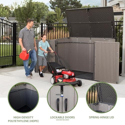 Lifetime Horizontal Outdoor Storage Shed, 75 Cu. Ft. Capacity