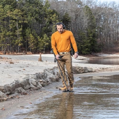 Nokta Score Metal Detector for Adults - Fully Waterproof, Rechargeable, Multi-Frequency, Easy-to-Use Detectors for Treasure Hunting (Double Score)