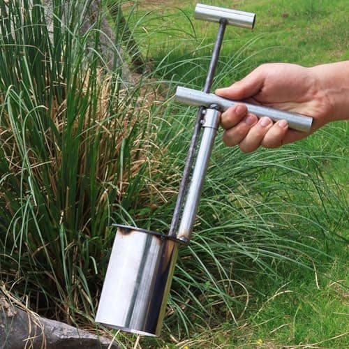 Bulb Planter Tool, 2025 New Plant and Fruit Tree Seedling Transplanter,Heavy Duty Stainless Steel Seed Planting Tools for Digging Holes Sowing Plant Bulb