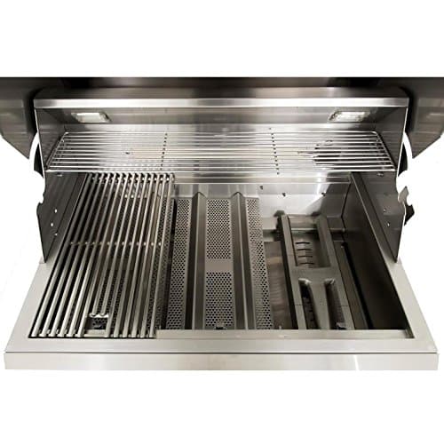 Blaze BLZ-3PRO-LP BLZ-3PRO-NG 34 Inch Propane Natural Gas Built-in Grill 3 H Burners Infrared Burner & Rotisserie Kit Free Grill Cover (34" Propane)