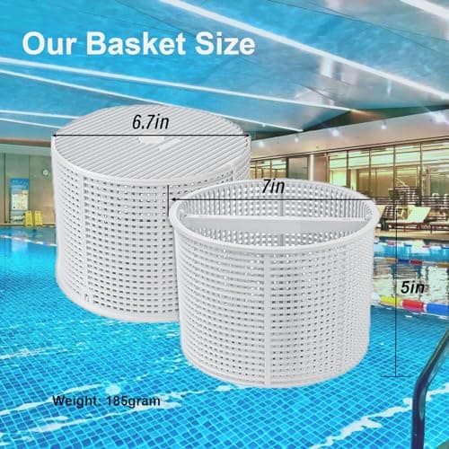 Pool Skimmer Basket Replacement,for Hayward Swimming Pool Skimmer SPX1082CA & Aladdin B-152 Skimmer Models,SP1082 SP1083 SP1084 1085 1086 SP1075 1075T 1076 1077 Skimmers Basket
