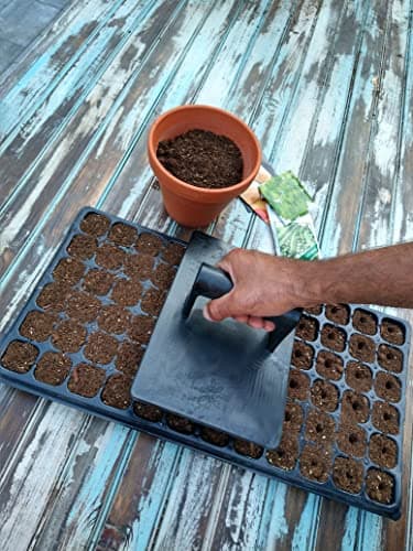 24-Hole Soil Digger and Seed Spacer for Planting Seeds | New Garden Tool, Gift for Gardener