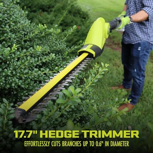 Sun Joe GTS4001C Garden Tool System, (Hedge Trimmer, Pole Saw, Leaf Blower)