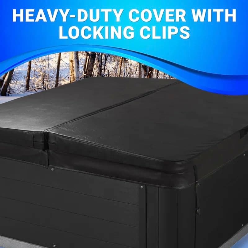 Hot Tub Bundle, Inland Hot Tub, Side Steps, Extra Filter, Six Person Spa, Insulated Cover Included, Made in USA, Aqualife by Strong Spas