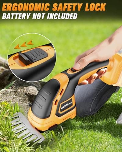 Cordless Hedge Trimmer Compatible with DEWALT 20V MAX Battery(No Battery), Electric Hedge Trimmer Cordless Grass Trimmers, Bush Trimmers Grass Shears Handheld for Yard, Garden, Lawn Care