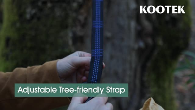 Kootek Camping Hammock 500 lbs Capacity, Portable Hammocks with Tree Straps & Attached Carry Bag, Camping Essentials Gear, Perfect for Outside Indoor Hiking Beach Backpack Travel