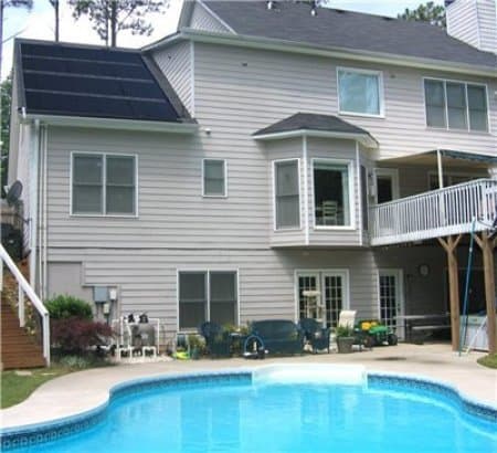 SunHeater Pool Heating System Two 2’ x 20’ Panels – Solar Heater for Inground and Aboveground Made of Durable Polypropylene, Raises Temperature, 6-10°F, S240U Black