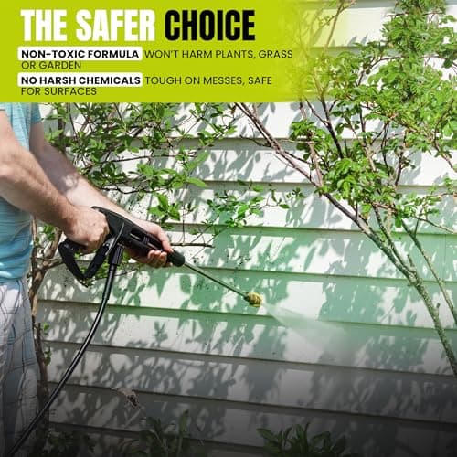 BEEST Vinyl Siding Cleaner for House Wash, 1 Gallon Makes Upto 26 Gallons of Multi-Surface Outdoor Cleaner - Ultra Concentrated Pressure Washer Soap for Siding, Fence, Brick, Concrete & More