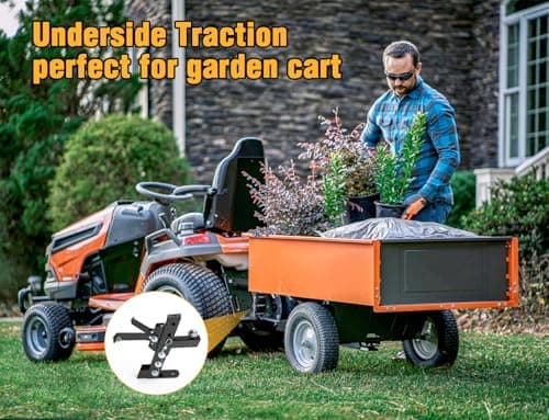 Eapele Adjustable Trailer Hitch for Lawn Mower, Garden Tractor Trailer Hitch, Compatible with John Deere Ariens Cub Cadet Poulan Pro Husky Husqvarna Craftsman Riding Mower