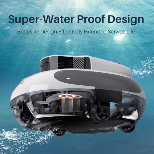 PoolPure Aquaguard SE II 2025 Upgrade Cordless Robotic Pool Cleaner with 120-Min 5000mah Big Battery
