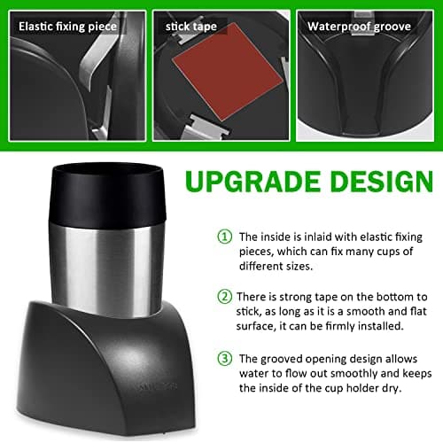Beverage Cup Holder for John Deere 325 335 345 355 GT225 GT235 GT245 Lawn Garden Tractors Multifunctional Cup Holder Replacement for: AM132036, AM131898, AM130685