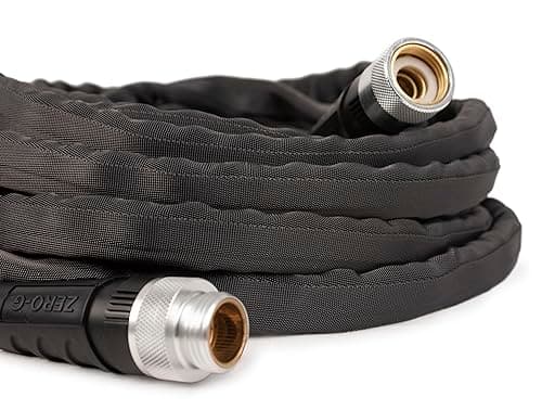 zero-G 4001-50 Lightweight, Ultra Flexible, Durable, Kink-Free Garden Hose, 5/8-Inch by 50-Feet,Black