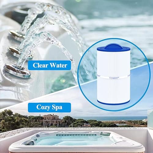 07022 Filter Compatible with Caldera 50, Caldera Spas, C-7350, 1019401, 73532, PCD50N, FC-3963, 50 Sq. Ft Spa Filter Cartridge, 1 Pack