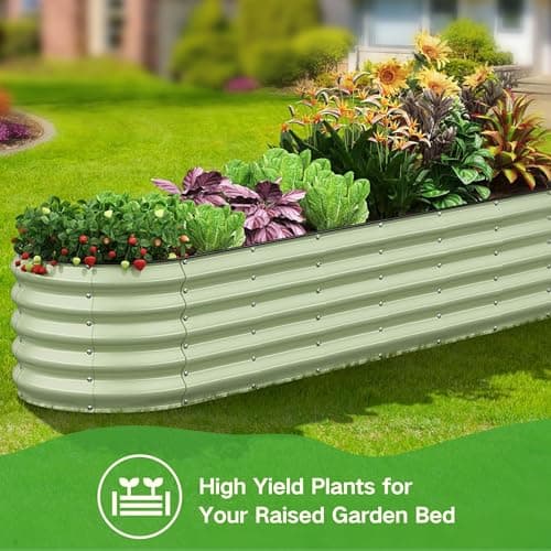 Raised Garden Bed Seed Bank, Gift for Mom Dad, 32 Varieties Non-GMO Seeds of Vegetables, Herbs, Flowers, Gardening Gifts for Women Men, Emergency Supplies, Survival Gear Food (Zone 3-11)