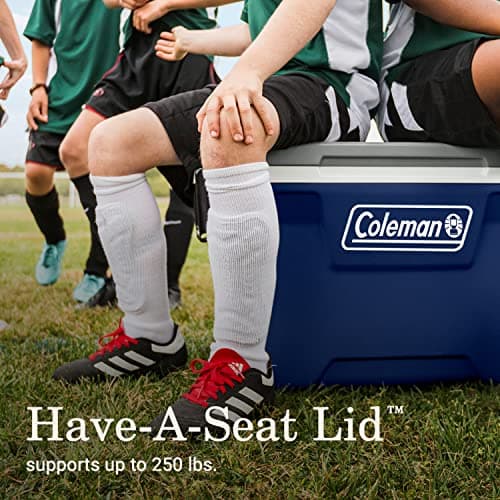 Coleman Classic Series Insulated Portable Cooler, Leak-Resistant Outdoor Hard Cooler Keeps Ice up to 5 Days, 52/70/120/150 Quart
