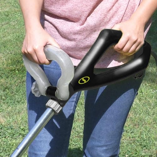 Sun Joe Electric Garden Cultivator with 2.5 Amp Motor and Steel Blades, Cultivates in 6.3 Inch Wide Path for Small Gardens and Flower Beds, Green