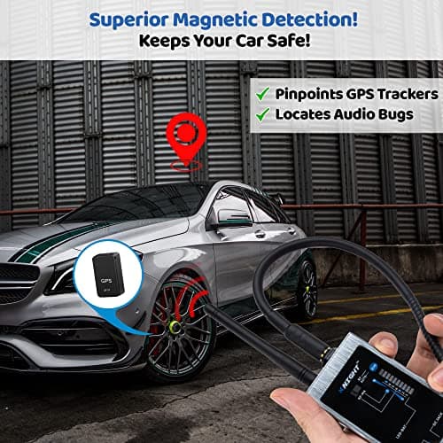 KT-9000 Premium Hidden Devices Detector by Knight Electronics - Hidden Camera Detectors RF Detector & Bug Detector | Hidden Camera Finder for GPS Tracking/Radio Frequency Signal Detection Anti Spy