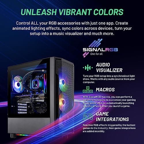 Skytech Gaming Shadow Gaming PC, Intel i7 12700F 2.1 GHz, RTX 4060, 1TB NVME, 16GB DDR4 RAM 3200, 600W Gold PSU Wi-Fi, Win 11 Home, RGB-Keyboard and RGB-Mouse Included,Black