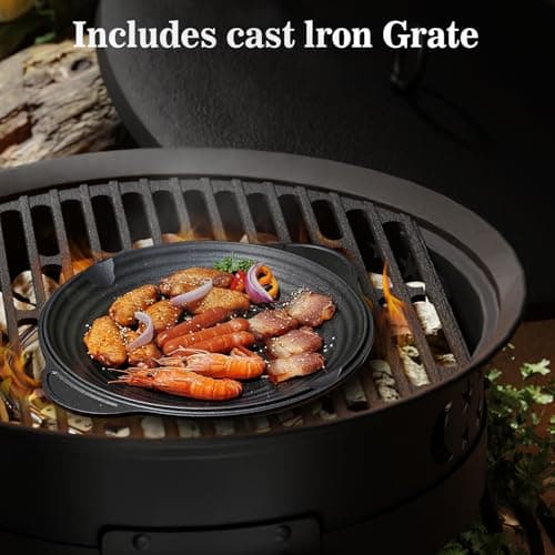 Portable 17 inch Propane Fire Pit 58000 BTU Smokeless Gas Fire Bowl with Adjustable Flame,Cover Carry Kit,CSA Certified for Camping,Patio,Backyard,RV&Tailgating-Includes Hose&Lava Rocks