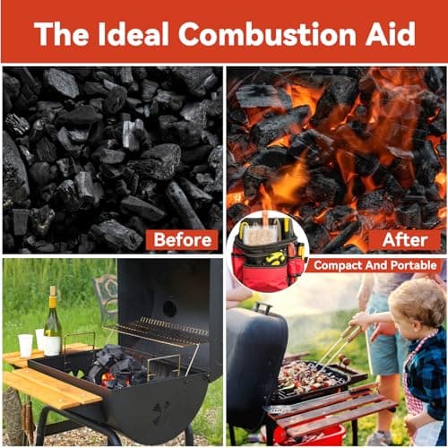 15PCS Quick Ignite Fire Starter - Fire Starter Rolls for BBQ Fireplace, Charcoal Starter for Indoor and Outdoor Use, Easily Light, Wax Wood Roll for Campfire, Chimney, Grill, Camping, Survival
