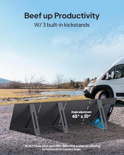 BLUETTI AC180 Solar Generator with 200W Solar Panel (Ships Separately), 1152Wh Portable Power Station w/ 4 1800W (2700W Surge) AC Outlets, LiFePO4 Emergency Power for Camping, Off-grid, Power Outage