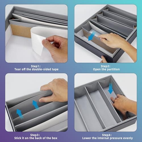 AFIING Trading Card Storage Box 6000+ Capacity – DIY Toploader Case w/ 24 Dividers & 8 Supports, Fits 3x4 Rigid Card, Deck Box for MTG TCG Sports Cards– Black & Orange