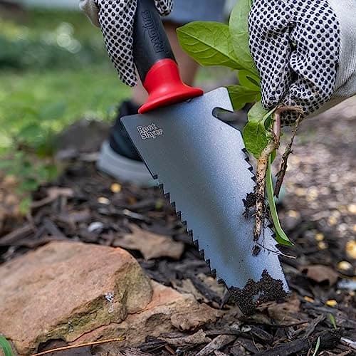 Radius Garden 16011 Root Slayer, Trowel, Red